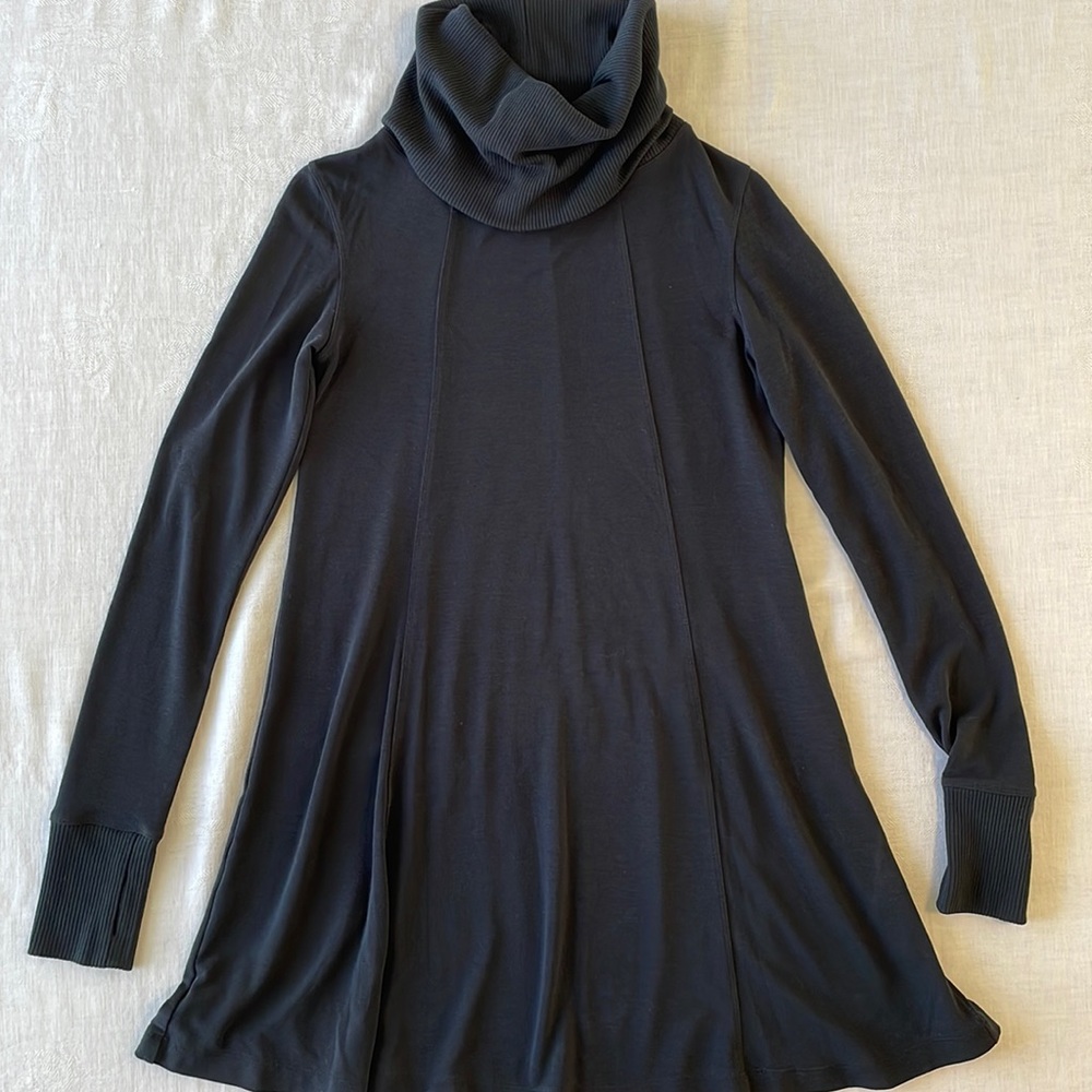CAbi Navy Turtleneck Dress | size S